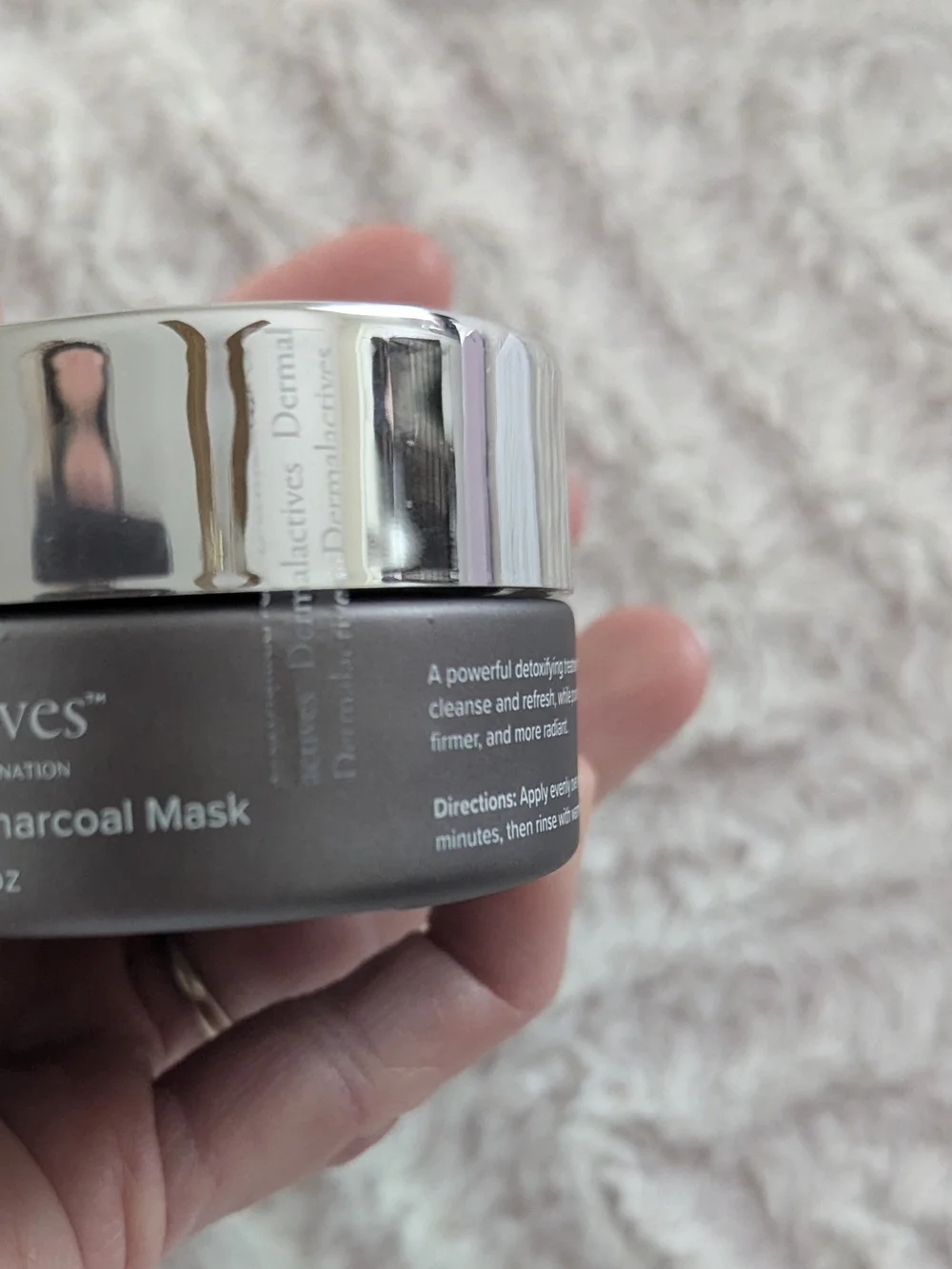 NWT Dermalactives Resurfacing Honey & Charcoal Mask